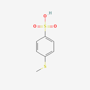 4-Methylsulfanyl-benzenesulfonicacid structure, CAS 70140-60-2