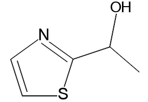 1-Thiazol-2-yl-ethanol structure, CAS 40982-30-7