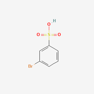 3-Bromo-benzenesulfonicacid structure, CAS 22033-09-6
