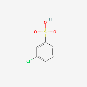 3-Chloro-benzenesulfonicacid structure, CAS 20677-52-5