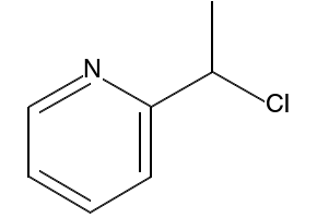 2-(1-Chloro-ethyl)-pyridine structure, CAS 10445-92-8