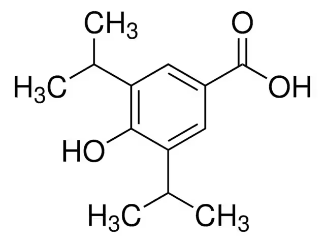 3,5Diisopropyl-4-HydroxybenzoicAcid structure, CAS 13423-73-9