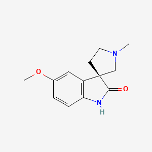 Horsfiline structure, CAS 136247-72-8