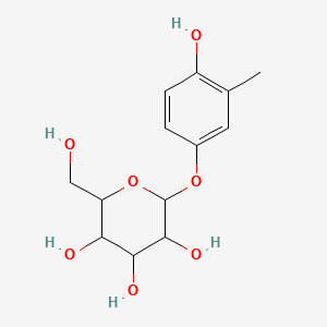 Homoarbutin structure, CAS 25712-94-1