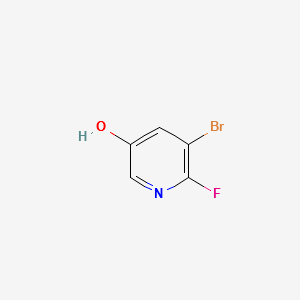 3-BROMO-2-FLUORO-5-HYDROXYPYRIDINE structure, CAS 186593-54-4