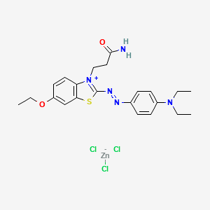 BASIC BLUE 66 structure, CAS 94233-04-2