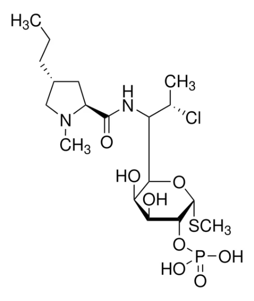 Clindamycin B 2-Phosphate structure, CAS 54887-31-9