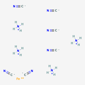 AMMONIUM FERROCYANIDE structure, CAS 14481-29-9