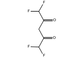 1,1,5,5-TETRAFLUOROPENTANE-2,4-DIONE structure, CAS 70086-62-3