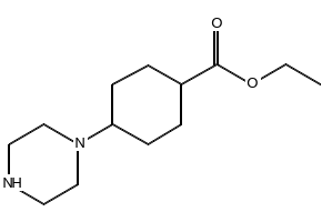 Cyclohexanecarboxylic acid, 4-(1-methylethoxy)-, ethyl ester, trans- structure, CAS 1227187-59-8