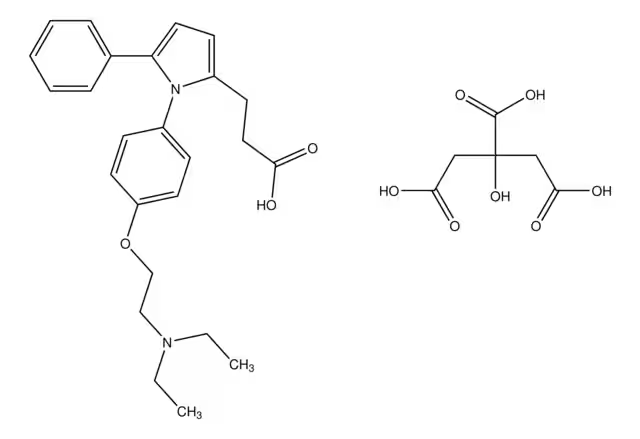 1,2,3-Propanetricarboxylic acid, 2-hydroxy-, zinc salt (1:1) structure, CAS 56265-02-2