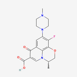 9-Piperazino Levofloxacin structure, CAS 178912-62-4