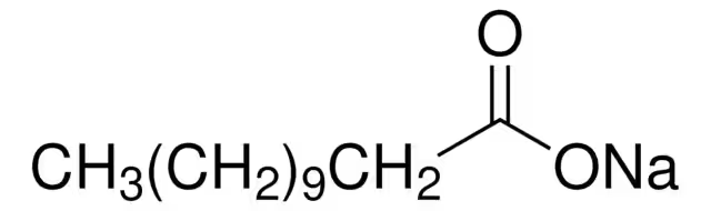 SODIUM LAURATE structure, CAS 629-25-4