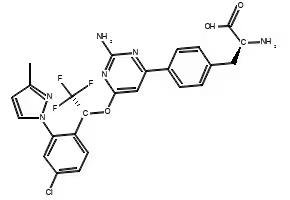 Telotristat structure, CAS 1033805-28-5
