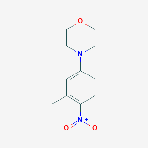 4-(3-METHYL-4-NITRO-PHENYL)MORPHOLINE structure, CAS 220679-09-4