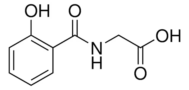 2-HYDROXYHIPPURIC ACID structure, CAS 487-54-7