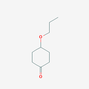 4-propoxycyclohexanone structure, CAS 158836-67-0