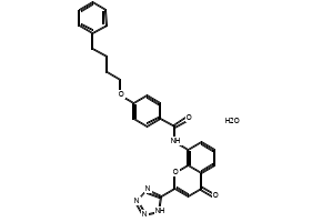 PRANLUKASTHEMIHYDRATE structure, CAS 150821-03-7