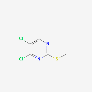4,5-Dichloro-2-(methylthio)pyrimidine structure, CAS 99469-85-9