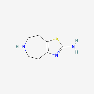 2-AMINO-4,5,6,7,8-PENTAHYDROTHIAZOLO[5,4-D]AZEPINE structure, CAS 86029-68-7