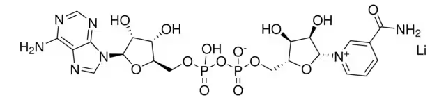 NICOTINAMIDE ADENINE DINUCLEOTIDE structure, CAS 64417-72-7