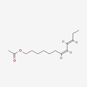 TRANS-7, CIS-9-DODECADIENYL ACETATE structure, CAS 55774-32-8