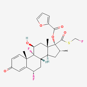 FLUTICASONE FUROATE structure, CAS 397864-44-7