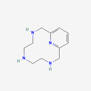 1,4,7,10-TETRAAZA-2,6-PYRIDINOPHANE structure, CAS 78668-34-5