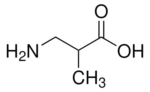 DL-BETA-AMINOISOBUTYRIC ACID structure, CAS 144-90-1
