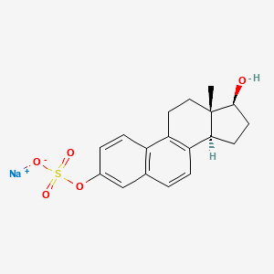17β-Dihydro Equilenin 3-Sulfate Sodium Salt structure, CAS 16680-50-5