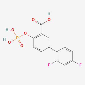 Diflunisal Phosphate structure, CAS 84958-45-2