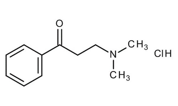 A-DIMETHYLAMINO PROPIOPHENONE HYDROCHLORIDE structure, CAS 10105-90-5