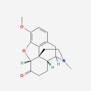 HYDROCODONE structure, CAS 125-29-1