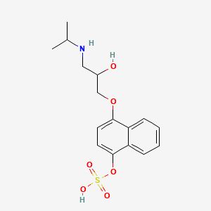 (+/-)-4Hydroxy Propranolol Sulfate structure, CAS 87075-33-0
