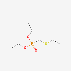 DIETHYL (ETHYLTHIOMETHYL)PHOSPHONATE structure, CAS 54091-78-0
