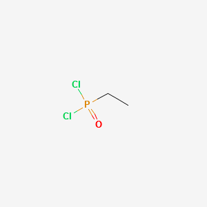 ETHYLPHOSPHONIC DICHLORIDE structure, CAS 1066-50-8