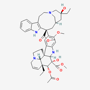 N-Desmethylvinblastine structure, CAS 18172-50-4