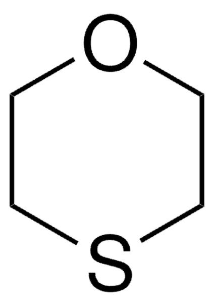 1,4-THIOXANE structure, CAS 15980-15-1