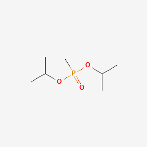 DIISOPROPYL METHYLPHOSPHONATE structure, CAS 1445-75-6