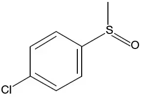 P-CHLOROPHENYL METHYL SULFOXIDE structure, CAS 934-73-6