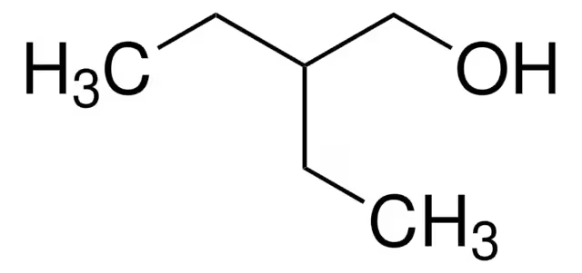 2-ETHYL-1-BUTANOL structure, CAS 97-95-0