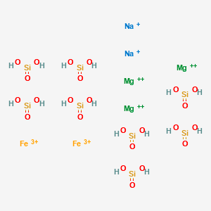 Crocidoliteasbestos structure, CAS 12001-28-4