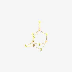 Phosphorus hepta sulfide structure, CAS 12037-82-0