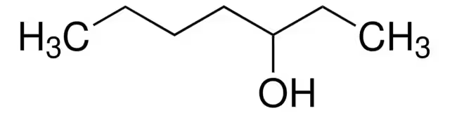3-HEPTANOL structure, CAS 589-82-2