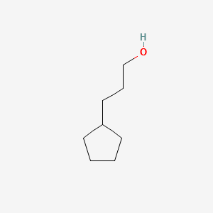 3-CYCLOPENTYL-1-PROPANOL structure, CAS 767-05-5