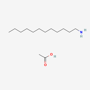 dodecylammoniumacetate structure, CAS 2016-56-0