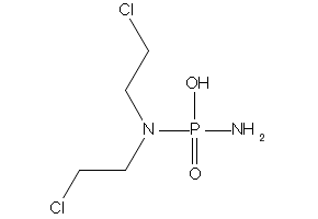 phosphoramide mustard structure, CAS 10159-53-2