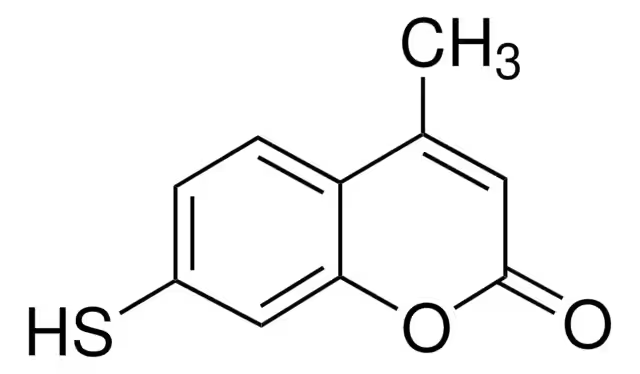 7-MERCAPTO-4-METHYLCOUMARIN structure, CAS 137215-27-1