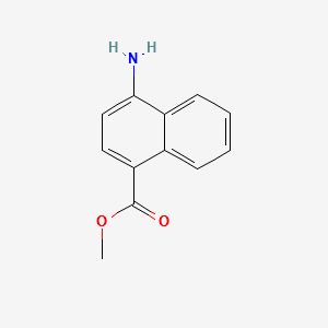 1-Naphthalenecarboxylicacid,4-amino-,methylester(9CI) structure, CAS 157252-24-9