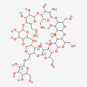 6-O-ALPHA-D-GLUCOSYL-BETA-CYCLODEXTRIN structure, CAS 92517-02-7
